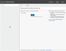 Tablet Screenshot of ess.barracudanetworks.com